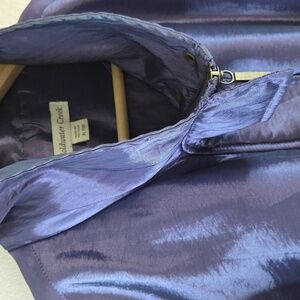 Coldwater Creek Womans XL 18  Shimmering Purple Jacket EUC